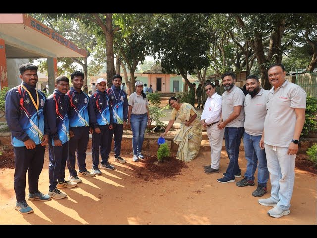 JCPenney Management Team Visit Sathya sai Grama
