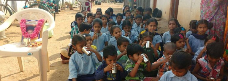 Annapoorna Morning Nutrition started in a school in Jagtial, Telangana, Jan 2016