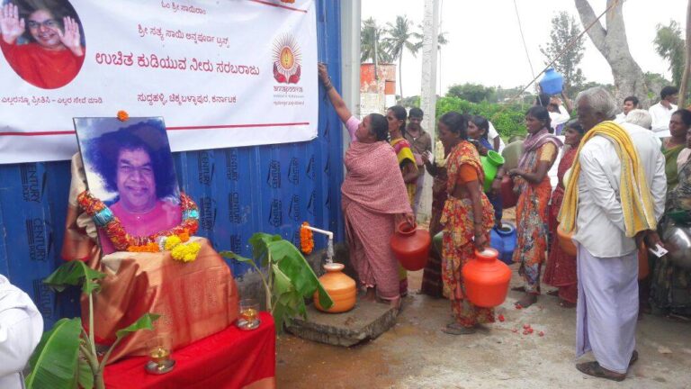 Inauguration of RO drinking water plant at Suddahalli, near Muddenahalli, Chikkaballapur – 20th July 2016
