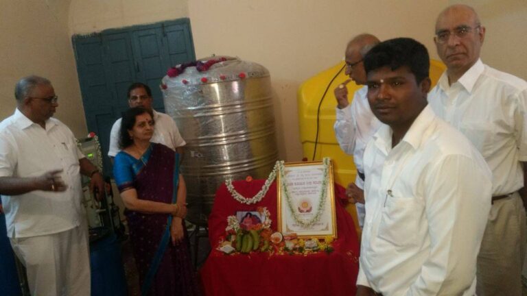 Inauguration of RO drinking water plant in Govt. PU College and High School, Chikkaballapur – 2nd Feb 2017