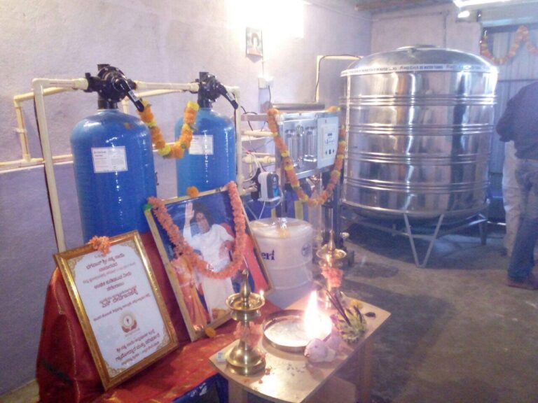 Inauguration of RO drinking water plant at S Deveganahalli, Chikkaballapur – 11th March 2017