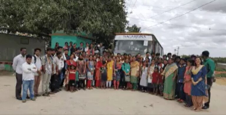 IRDP – Nagarjuna College of Engineering students’ visit to villages and schools – October 2017