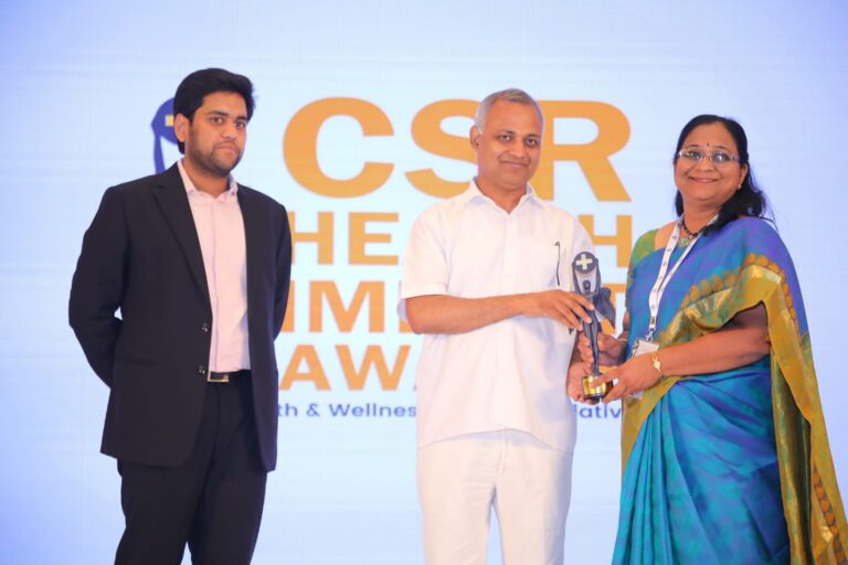 Annapoorna Trust adjudged winner in ‘CSR Food Initiative’ – Bronze Category in CSR Health Impact Award – 24 August 2018