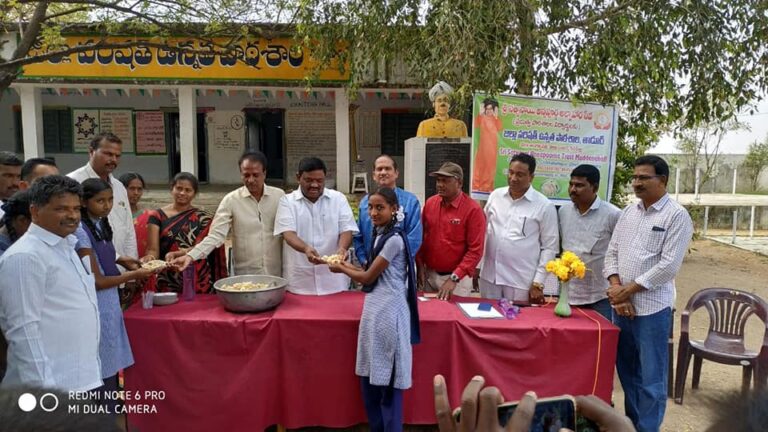 Annapoorna Morning Nutrition Launch in Sircilla District in Telangana – Feb 2019