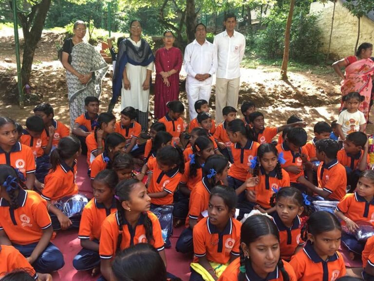 Annapoorna Trust volunteers distributed presents and sweaters to school-going children, Bangalore – October 2019
