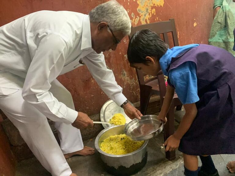Launch of Morning Nutrition at Vijayawada Govt school – October 2019