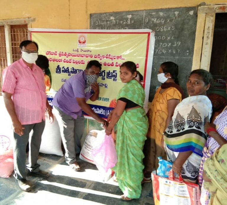 Grocery Kit distribution in Prakasam District – 31st March 2020