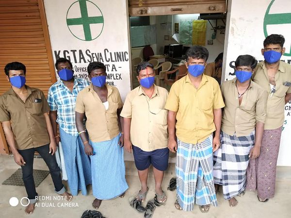 Annapoorna Trust provides masks to truck drivers, cleaners and BMTC staff, Aug – Dec 2020
