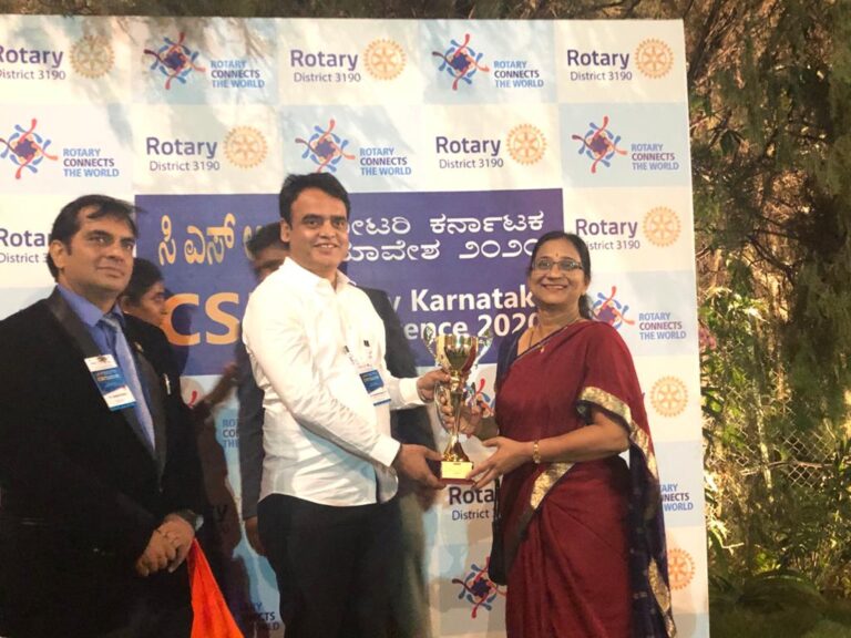 Annapoorna bags Rotary Karnataka NGO Awards 2020 – March 2020