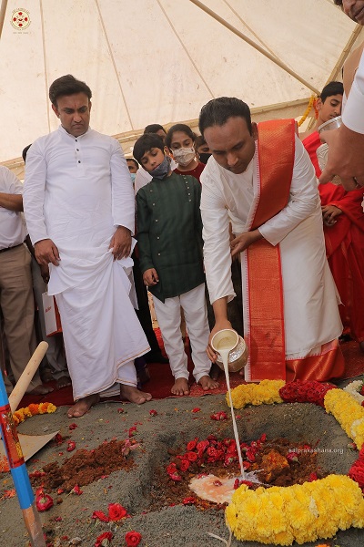 Bhoomi Puja for SaiSure Nutritions Manufacturing Unit
