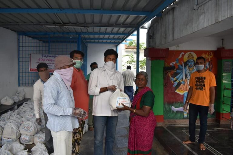 Grocery distribution to 636 needy families in Mehaboob Nagar, Telangana – Apr 2020