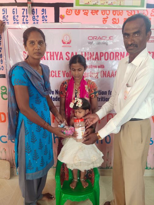Nutritional Intervention in collaboration with Oracle Inc  Feb to July 2022 – Beneficiary Testimonials