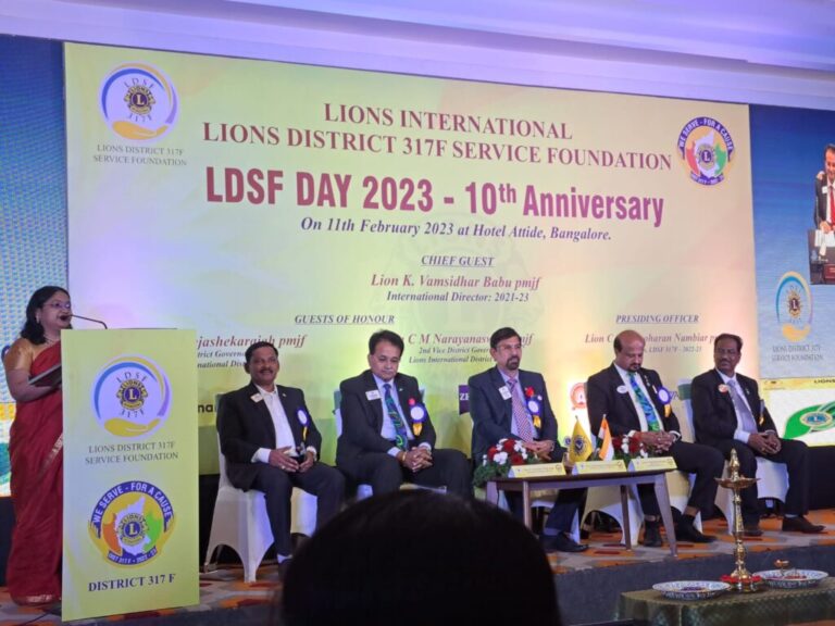 Annapoorna    Trust  participates    in  the  10th    Anniversary    of    Lions    District    Service    Foundation  2023   –   Bangalore