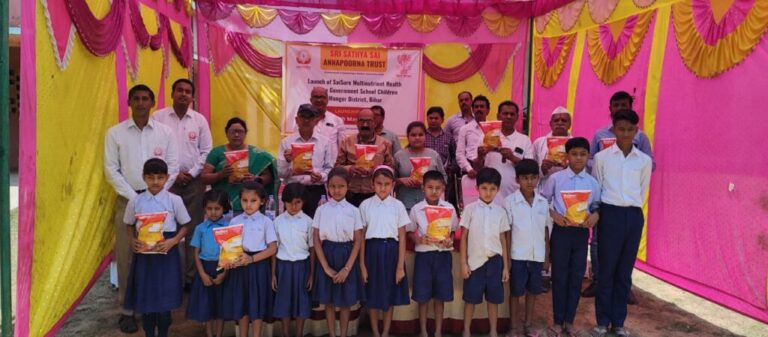 Launch of SaiSure Millet health mix in Muzaffarpur and Munger districts of Bihar