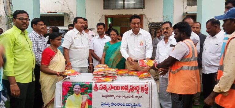 SaiSure Millet Health mix distribution to Municipal workers – 30th May 2023