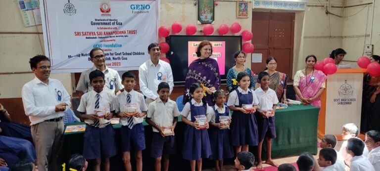 Morning Nutrition Launch in Bicholim taluk, North Goa in collaboration with Geno Pharma