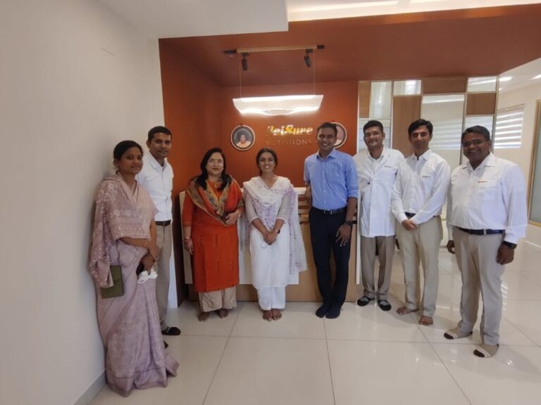 Mrs. A Sridevasena, the Education Commissioner of Telangana, visits SaiSure Nutraceutical facility, 19th July 2023