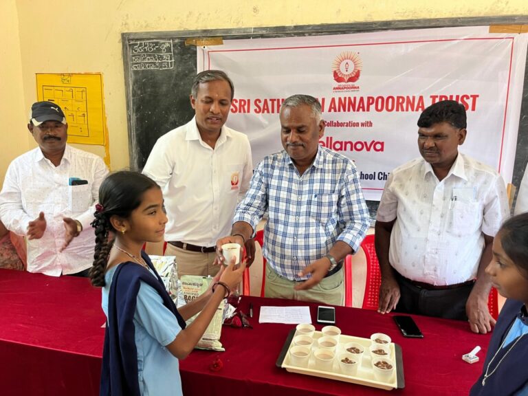 Launch of the Morning Nutrition program in Gowribidanur Taluks in collaboration with Kellanova