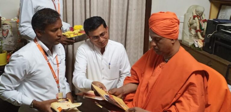 Children Relishing SaiSure Fortified Ragi at Siddaganga Mutt, Tumkur
