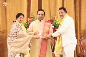 Mrs Praveena Balusu and Mr Raghavulu Balusu