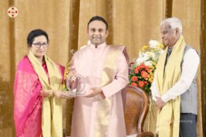 Prof Elizabeth Cherian, Mr Kamal Kishore Karnani, and Mr S Jayaramant 