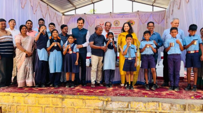 GAIL India Ltd. and Sri Sathya Sai Annapoorna Trust Unite to Combat Child Malnutrition in Chitradurga, Karnataka