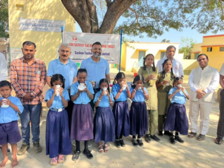 Launch of Annapoorna Morning Nutrition Program with Sasken Technologies | Chintamani