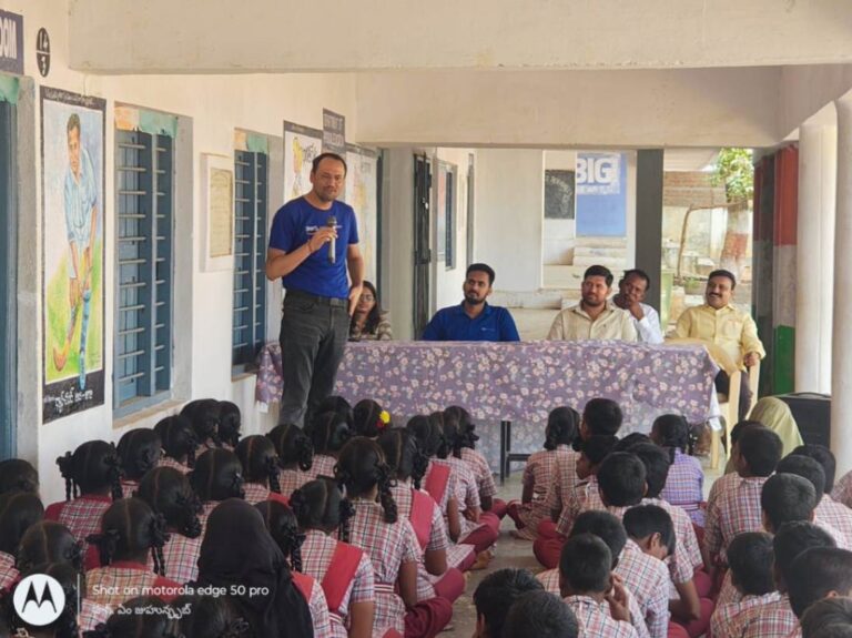 Amazon volunteering at Rangareddy district, Telangana on 29th Jan 2026