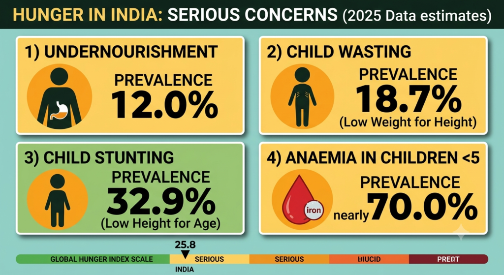Global Hunger Index and hunger in India