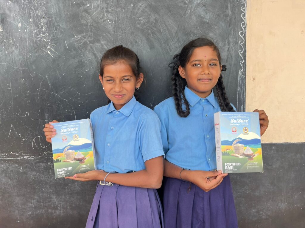 Annapoorna children receiving SaiSure