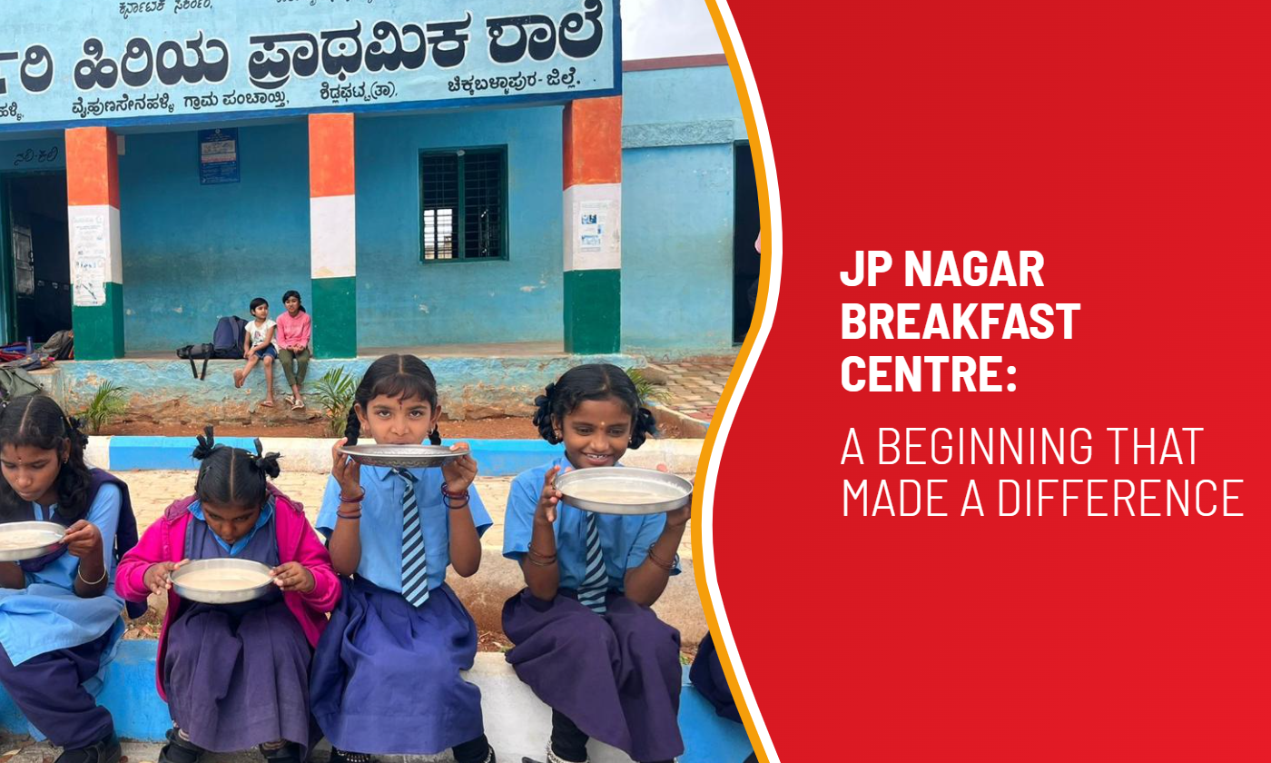 JP Nagar Breakfast Centre providing morning nutrition to children